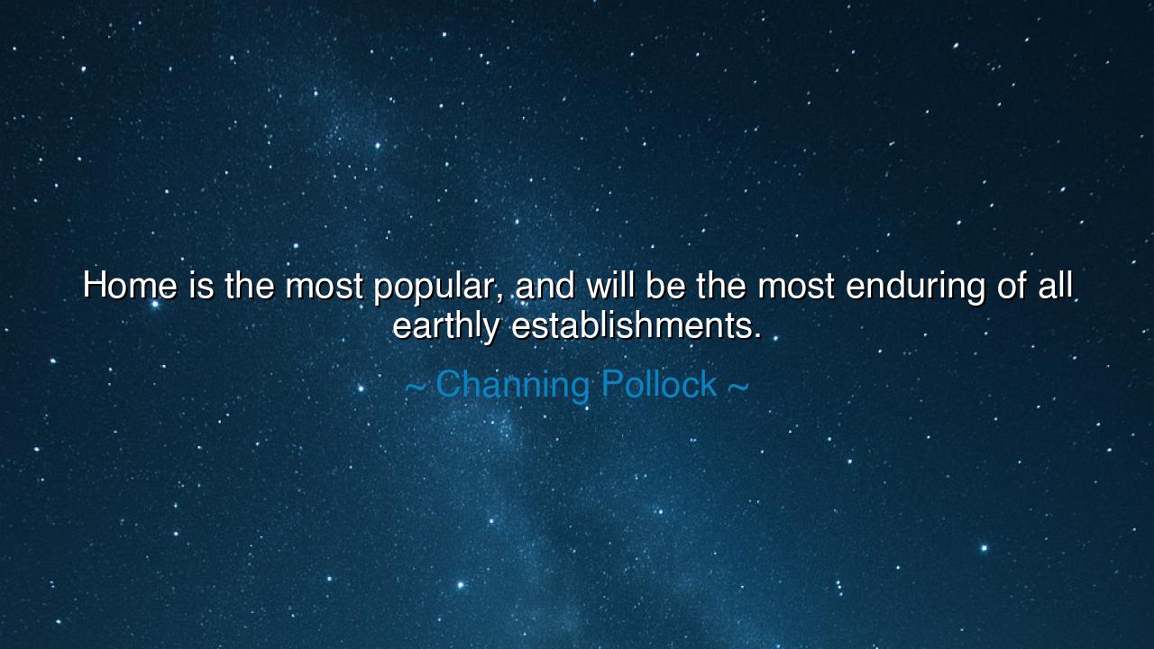 Home is the most popular, and will be the most enduring of all