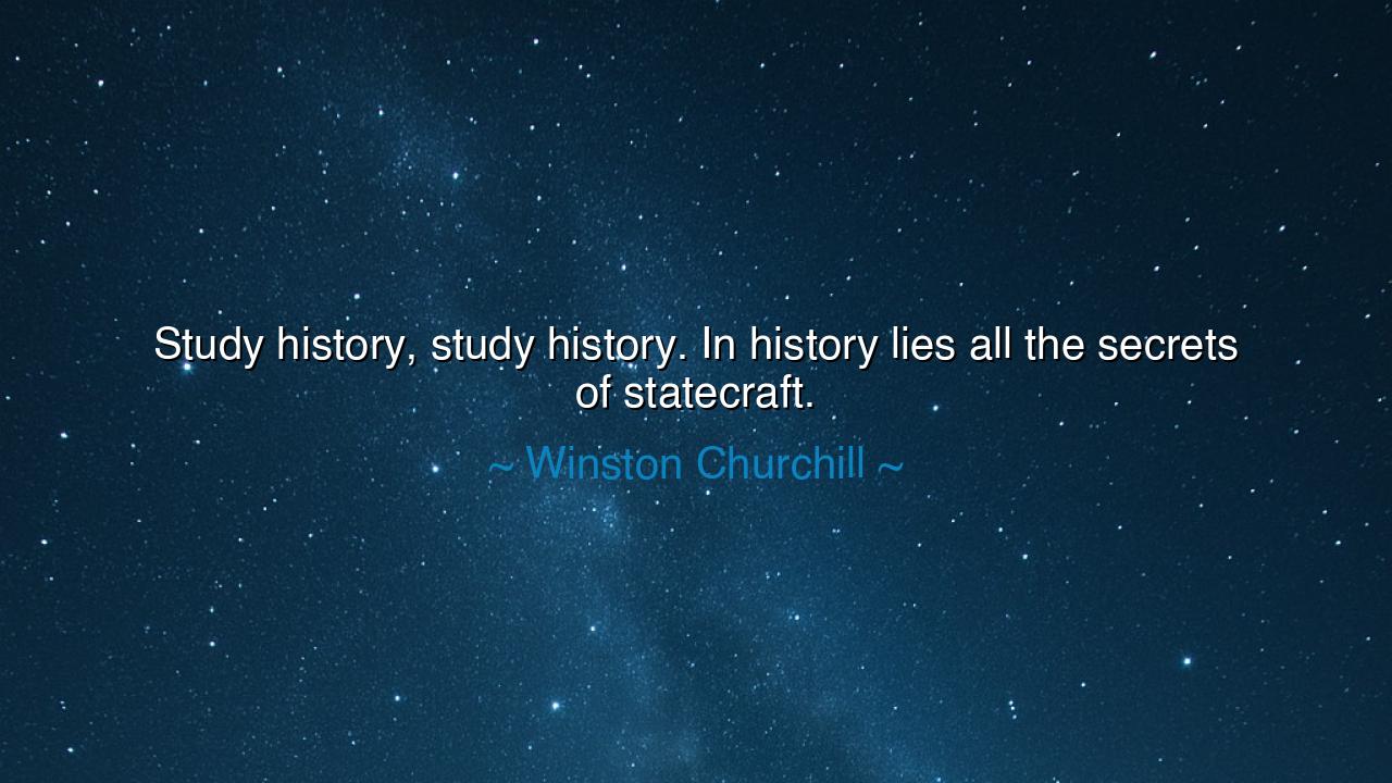 Study history, study history. In history lies all the secrets of