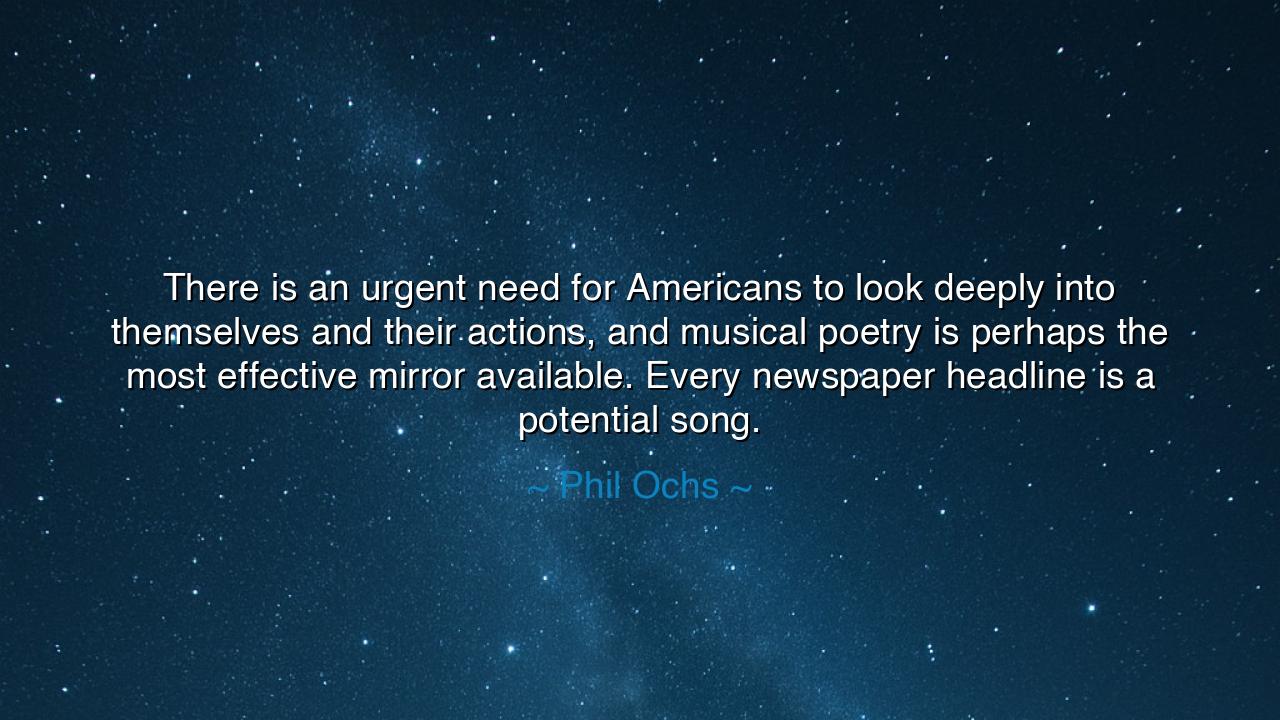 There is an urgent need for Americans to look deeply into