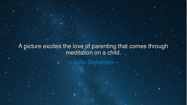 A picture excites the love of parenting that comes through