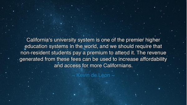 California's university system is one of the premier higher