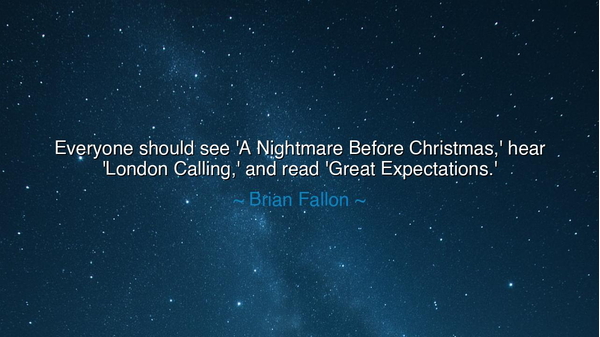 Everyone should see 'A Nightmare Before Christmas,' hear 'London