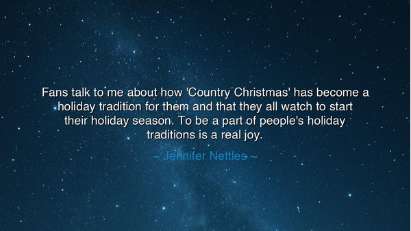Fans talk to me about how 'Country Christmas' has become a