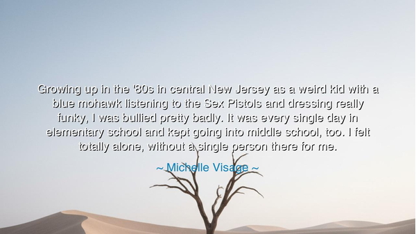 Growing up in the '80s in central New Jersey as a weird kid with