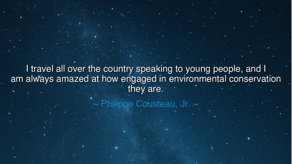 I travel all over the country speaking to young people, and I am