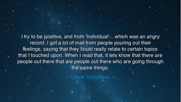 I try to be positive, and from 'Individual'... which was an