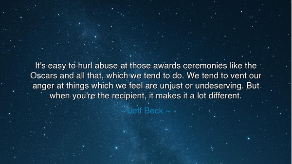 It's easy to hurl abuse at those awards ceremonies like the
