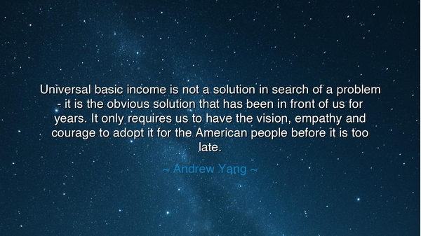 Universal basic income is not a solution in search of a problem -