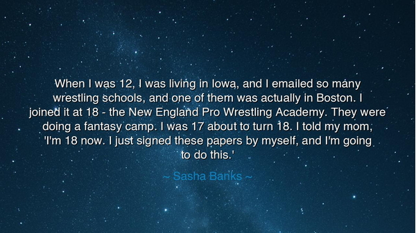 When I was 12, I was living in Iowa, and I emailed so many
