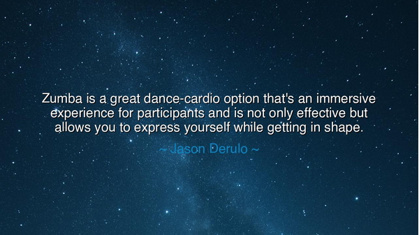Zumba is a great dance-cardio option that's an immersive